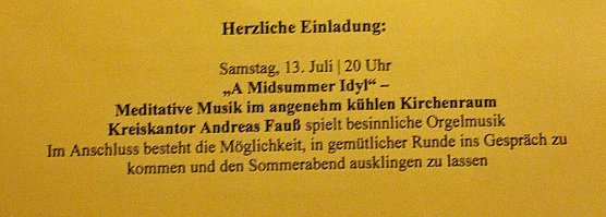 Trinitatis klingt VII erfrischend (Foto: Karl-Heinz Herrmann)