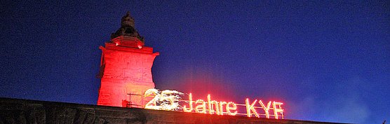 Feierlicher Abschluss beim B&uuml;rgerfest (Foto: Karl-Heinz Herrmann)