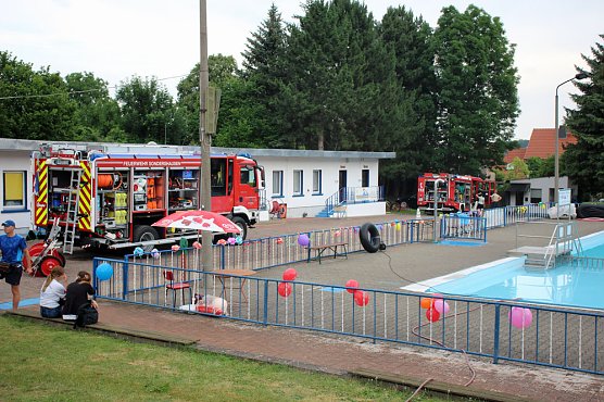 Traditionelles Schwimmbadfest der GS Franzberg (Foto: Karl-Heinz Herrmann)