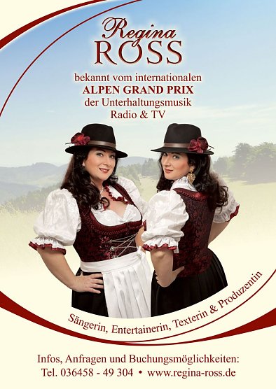 Regina Ross am Kyffhäuser-Denkmal (Foto: Stadtmarketing Bad Frankenhausen) Regina Ross am Kyffhäuser-Denkmal (Foto: Stadtmarketing Bad Frankenhausen)