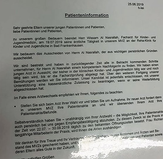 Erste Reaktion (Foto: privat) Erste Reaktion (Foto: privat)