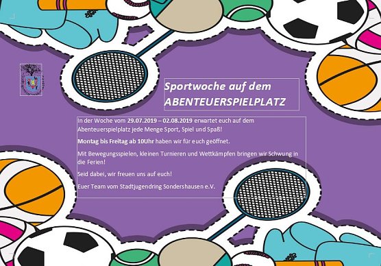 Sportwoche auf dem ABENTEUERSPIELPLATZ (Foto: Stadtjugendring)
