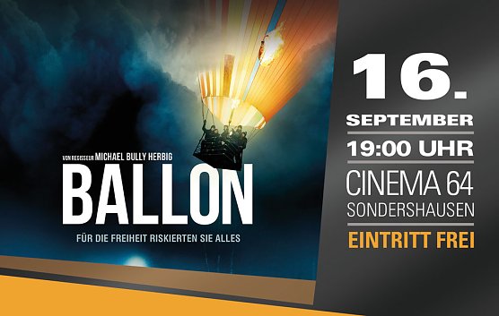 Sondervorstellung Ballon (Foto: Kreisjugendring) Sondervorstellung Ballon (Foto: Kreisjugendring)