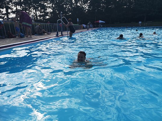 Gute Strecke erschwommen (Foto: Sandra Koch) Gute Strecke erschwommen (Foto: Sandra Koch)