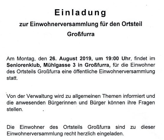 Einwohnerversammlung und Kindersachenbörse (Foto: Stadt Sondershausen) Einwohnerversammlung und Kindersachenbörse (Foto: Stadt Sondershausen)