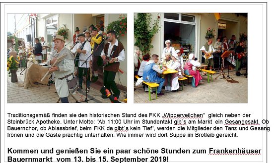 &Auml;nderungen beim Programm des Bauernmarktes (Foto: privat)