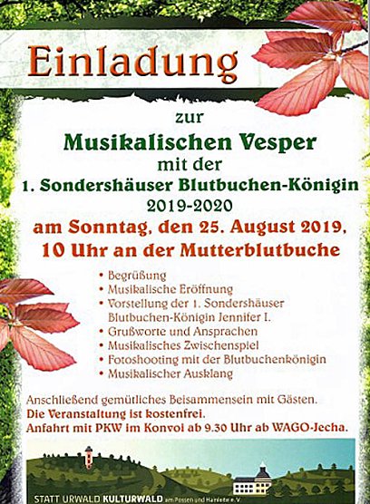 Feier an Mutterblutbuche (Foto: Verein)