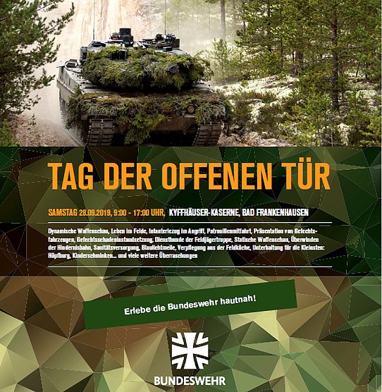 Kyffh&auml;userkaserne &ouml;ffnet die Tore (Foto: Bundeswehr)