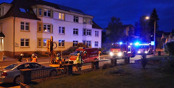 Baugrunduntersuchung gestartet (Foto: privat) Baugrunduntersuchung gestartet (Foto: privat)