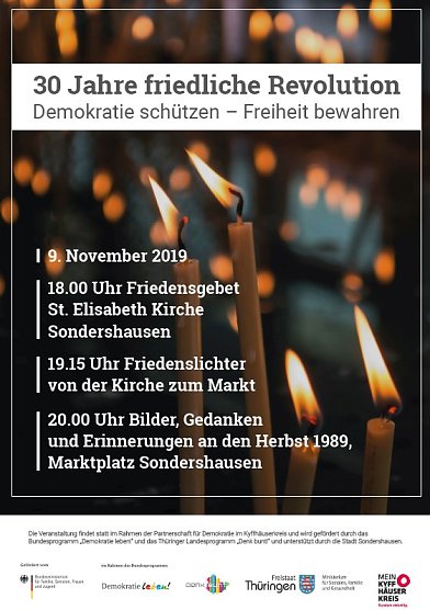 Demokratie sch&uuml;tzen � Freiheit bewahren (Foto: Landratsamt Kyffh&auml;userkreis)