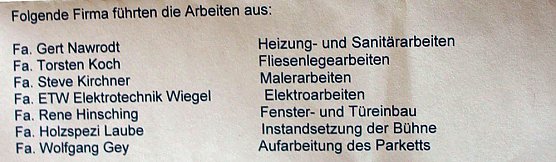 Halle rechtzeitig zur Kirmes eingeweiht (Foto: Karl-Heinz Herrmann) Halle rechtzeitig zur Kirmes eingeweiht (Foto: Karl-Heinz Herrmann)