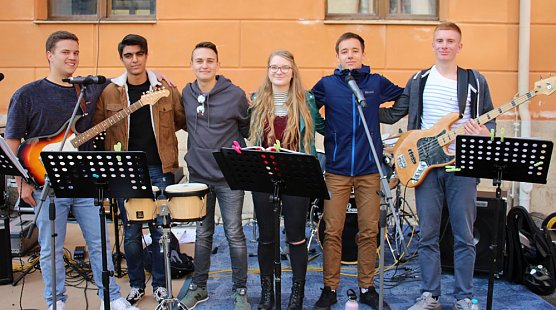 An der Musik "geschnuppert" (Foto: Karl-Heinz Herrmann)