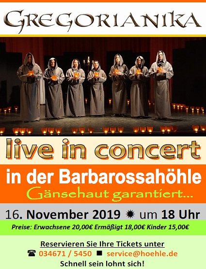 Gänsehaut garantiert (Foto: Barbarossahöhle) Gänsehaut garantiert (Foto: Barbarossahöhle)