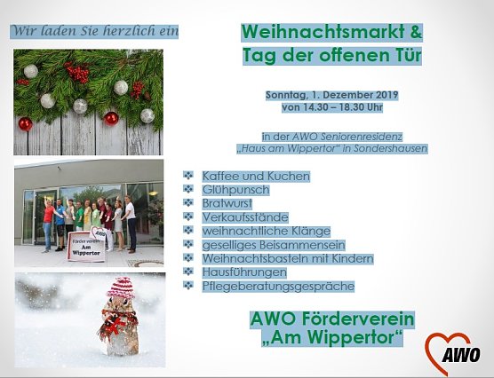 Tipps f&uuml;r zwei Weihnachtsm&auml;rkte und mehr (Foto: AWO)
