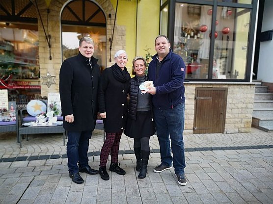 Diese Spende macht Freude! (Foto: Stadtmarketing Bad Frankenhausen)