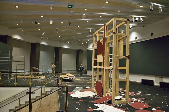 Bauma&szlig;nahmen und Veranstaltungen im Panorama Museum (Foto: Fred B&ouml;hme)