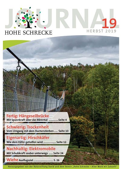 Hohe-Schrecke-Journal Nr. 19: Viel los im Gebiet! (Foto: Verein Hohe Schrecke) Hohe-Schrecke-Journal Nr. 19: Viel los im Gebiet! (Foto: Verein Hohe Schrecke)