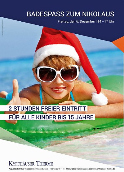 Badespa&szlig; zum Nikolaus (Foto: Stadtmarketing Bad Frankenhausen)