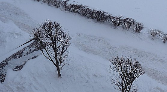 Schneeverwehungen (Foto: Karl-Heinz Herrmann) Schneeverwehungen (Foto: Karl-Heinz Herrmann)