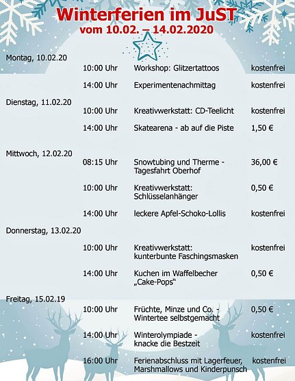 Winterferien im JuST (Foto: Kreisjugendring)