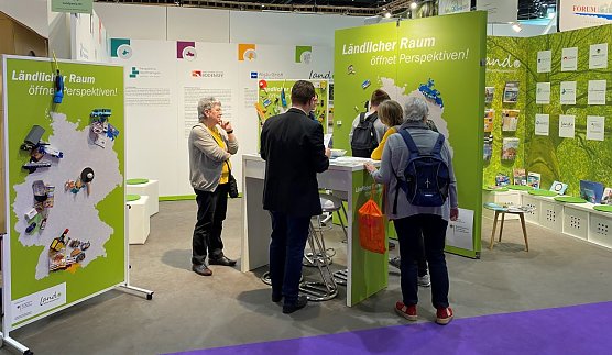 Perspektiven öffnen auf der Grünen Woche in Berlin (Foto: Landratsamt Kyffhäuserkreis) Perspektiven öffnen auf der Grünen Woche in Berlin (Foto: Landratsamt Kyffhäuserkreis)