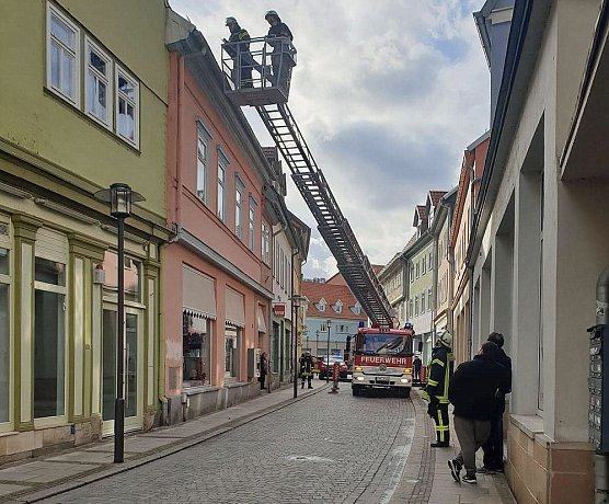 Sturmschaden in Sondershausen (Foto: Silvio Dietzel) Sturmschaden in Sondershausen (Foto: Silvio Dietzel)