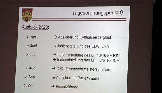 Gemeinsame Jahreshauptversammlung der FFW Bad Frankenhausens (Foto: Karl-Heinz Herrmann) Gemeinsame Jahreshauptversammlung der FFW Bad Frankenhausens (Foto: Karl-Heinz Herrmann)