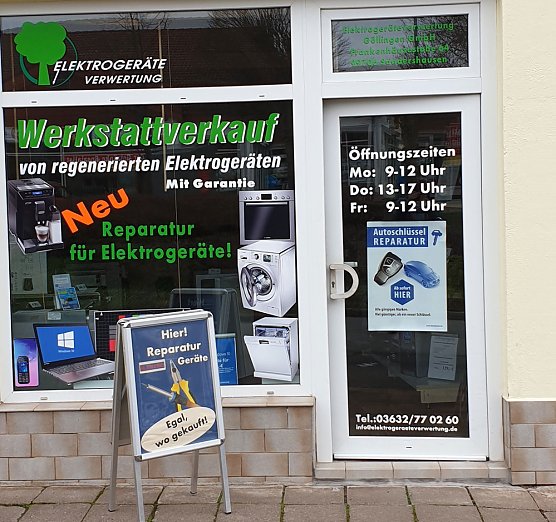 Neuer Service... (Foto: Elektroger&auml;teverwertung G&ouml;llingen GmbH)