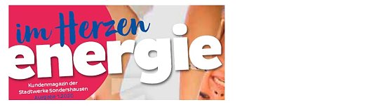 Aus Gute Bekannte wird – im Herzen energie – (Foto: Stadtwerke Sondershausen) Aus Gute Bekannte wird – im Herzen energie – (Foto: Stadtwerke Sondershausen)
