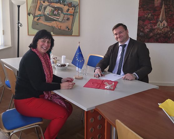 EU-Förderung und Sicherheit" (Foto: Stefan Schard) EU-Förderung und Sicherheit" (Foto: Stefan Schard)