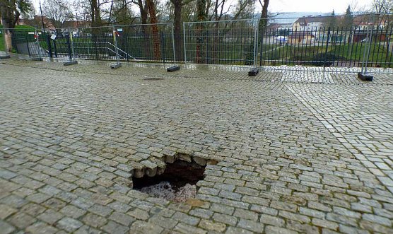 Neuer Erdfall in Bad Frankenhausen (Foto: privat)