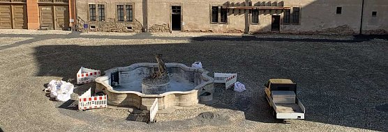 Im Hof von Schloss Sondershausen geht es voran (Foto: Manuel Mucha) Im Hof von Schloss Sondershausen geht es voran (Foto: Manuel Mucha)