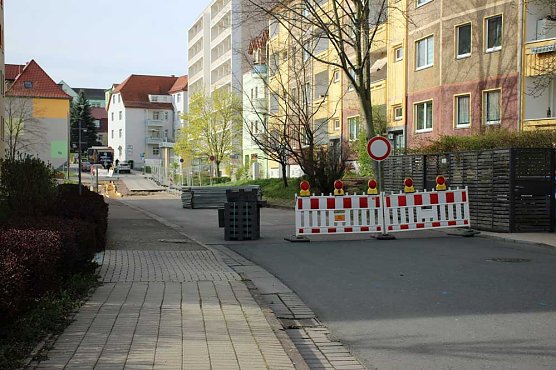 Weitere Straßensperre in Sondershausen (Foto: Karl-Heinz Herrmann) Weitere Straßensperre in Sondershausen (Foto: Karl-Heinz Herrmann)