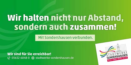 Schrittweise zur pers&ouml;nlichen Kundenbetreuung (Foto: Stadtwerke Sondershausen)