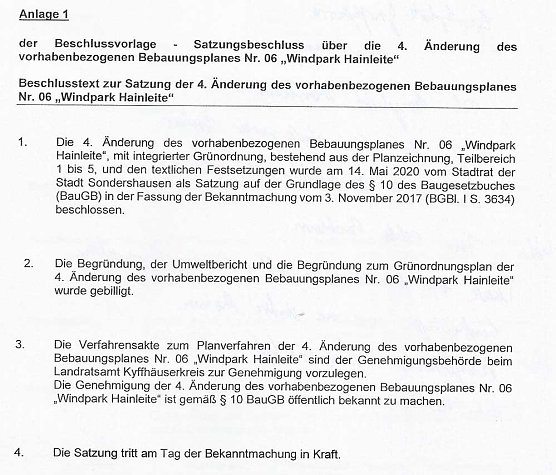 Weitere Beschl&uuml;sse im Stadtrat (Foto: Stadt Sondershausen)