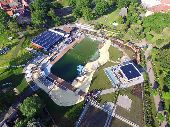 Solewasser-Vitalpark öffnet nach Corona-Pause (Foto: Kur & Tourismus GmbH Bad Frankenhausen) Solewasser-Vitalpark öffnet nach Corona-Pause (Foto: Kur & Tourismus GmbH Bad Frankenhausen)