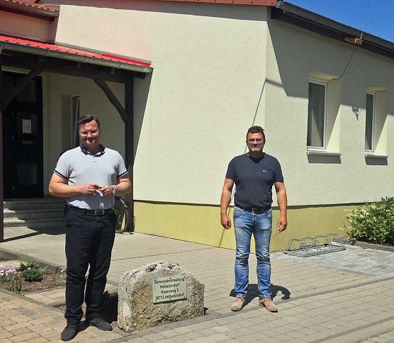 B&uuml;rgermeistergespr&auml;ch in Helbed&uuml;ndorf (Foto: Stefan Schard)