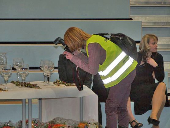 Jessica Piper bei der Arbeit (Foto: nnz)