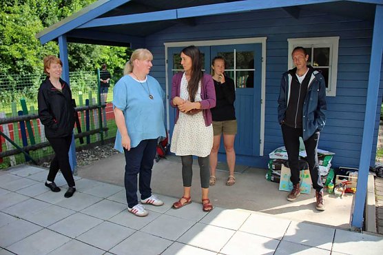 Heute wurde an der GS Franzberg geerntet und gesät (Foto: Karl-Heinz Herrmann) Heute wurde an der GS Franzberg geerntet und gesät (Foto: Karl-Heinz Herrmann)