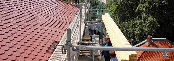 Interessante Befahrung der Lindner-Villa (Foto: Karl-Heinz Herrmann)