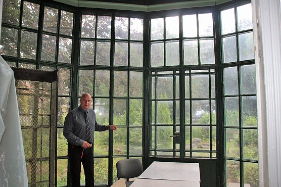 Interessante Befahrung der Lindner-Villa (Foto: Karl-Heinz Herrmann)