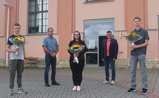 Gute STARTENERGIE am 1. Ausbildungstag (Foto: Stadtwerke Sondershausen)