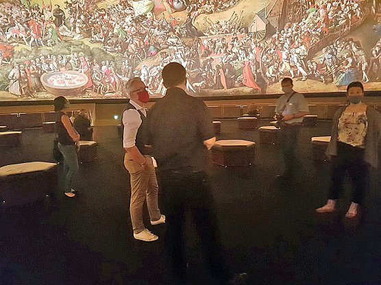 Panorama-Museum Bad Frankenhausen besucht (Foto: Silke Krage)