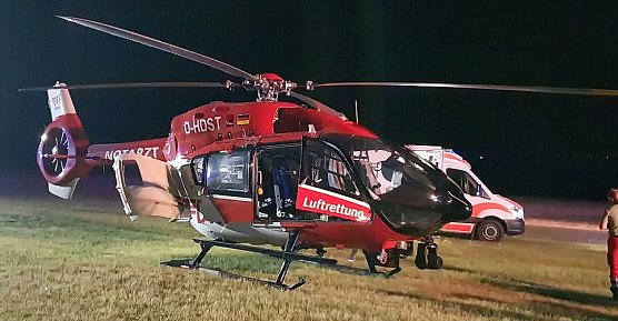 Schwerverletzte nach Quad Unfall (Foto: FFW Bad Frankenhausen / Silvio Dietzel)