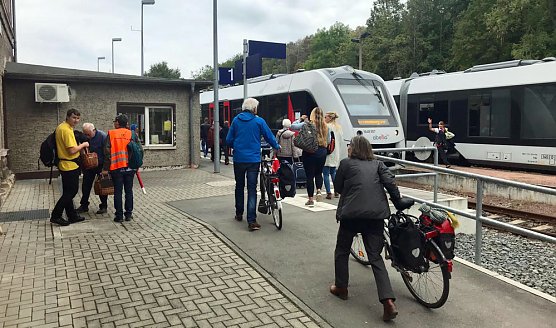 Zugfahrten nach Roßleben am Wochenende (Foto: Philipp Zunkel) Zugfahrten nach Roßleben am Wochenende (Foto: Philipp Zunkel)
