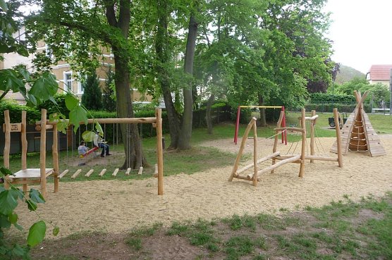 Zur Inklusion auf den Spielpl&auml;tzen Sondershausen (Foto: Stadt Sondershausen)