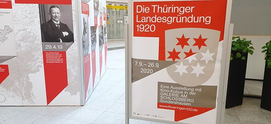 Wanderausstellung 100 Jahre Thüringen (Foto: Karl-Heinz Herrmann) Wanderausstellung 100 Jahre Thüringen (Foto: Karl-Heinz Herrmann)