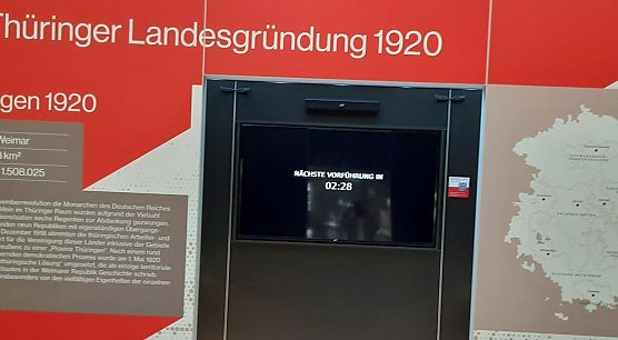 Wanderausstellung 100 Jahre Thüringen (Foto: Karl-Heinz Herrmann) Wanderausstellung 100 Jahre Thüringen (Foto: Karl-Heinz Herrmann)