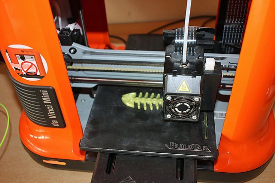 Mit modernster Technik an der GS Franzberg gearbeitet (Foto: Karl-Heinz Herrmann)