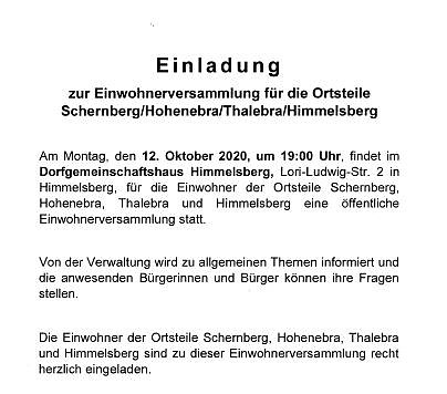 Einwohnerversammlung (Foto: Stadtverwaltung Sondershausen)